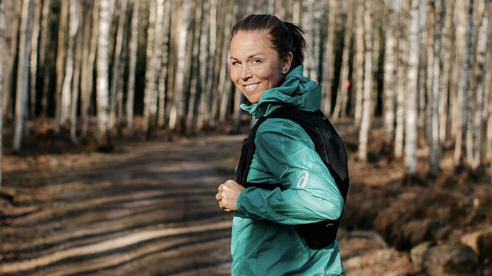 Cathrine har løpt langt før også, men aldri så langt som under helgens virtuelle 24-timersløp. Foto: Eirik Melsom