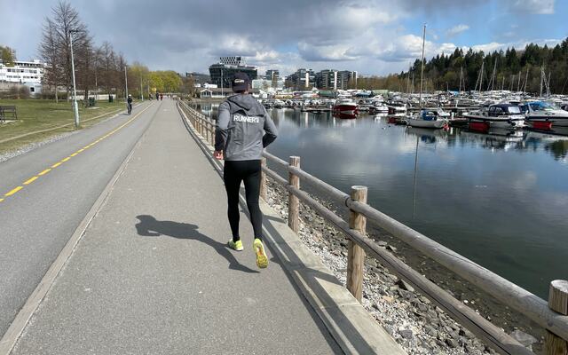 Frognerkilen gikk som det første av løpene i Oslo Løpsfestival i perioden 14. til 23. april. Her fra en testløping av løypa i 2021 (Foto: Oslo Løpsfestival)