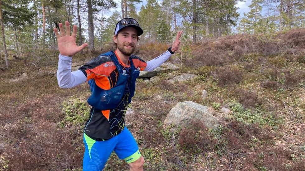 Tobias Dahl Fenre var overlegent raskest i Skogvokteren Ultra (Foto: Roy Grøseth)