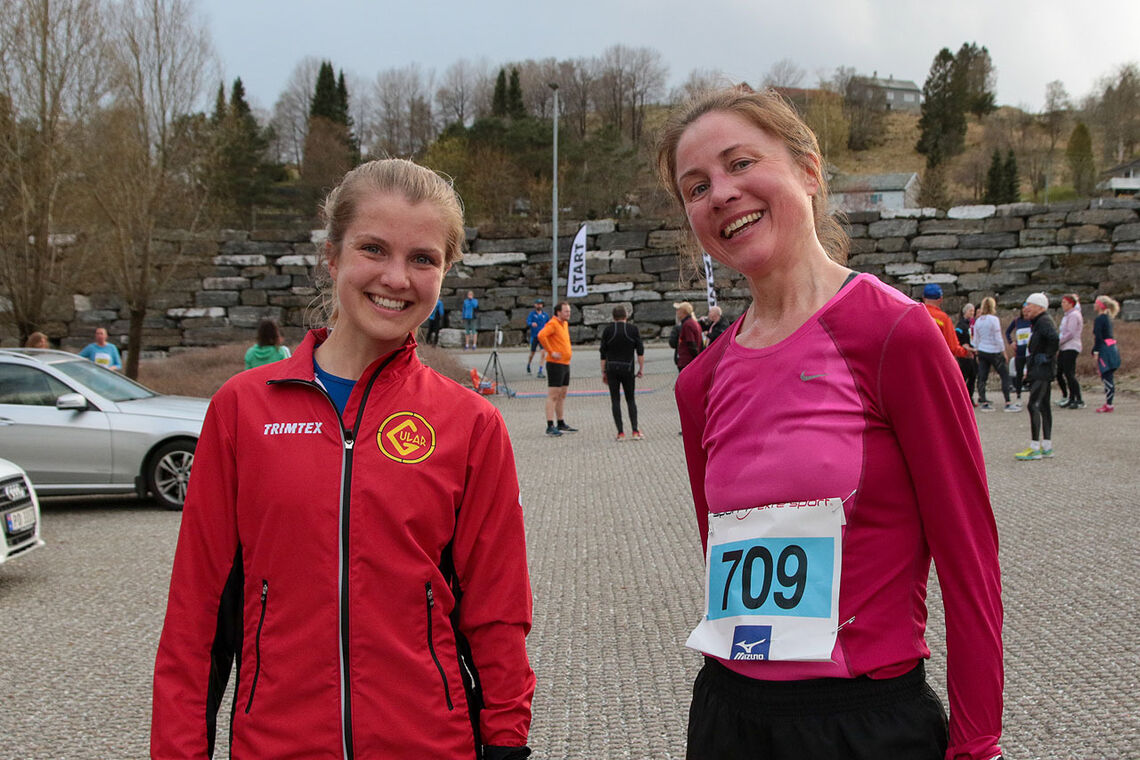 Amalie Joensen og Anne-Mette Juuhl vant hver sin distanse, 5 og 10 km. (Alle foto: Arne Dag Myking)