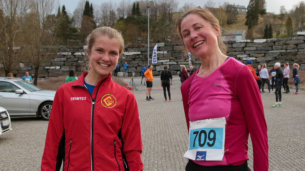 Amalie Joensen og Anne-Mette Juuhl vant hver sin distanse, 5 og 10 km. (Alle foto: Arne Dag Myking) 