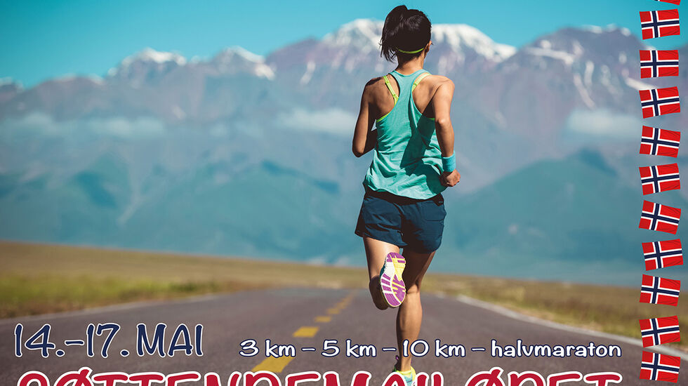 Idrett Uten Alkohol og Edru Livsstil Sporty inviterer til virtuelt løp 17. mai-helga. (Illustrasjon: arrangøren)