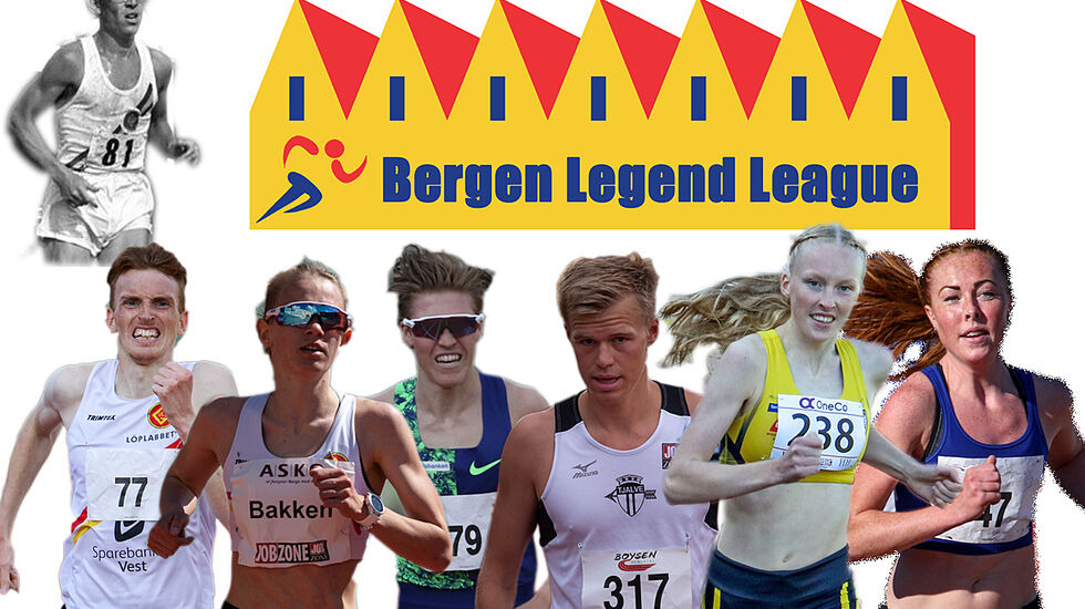 I Arne Risa Classic blir det et oppgjør mellom mange av de beste 3000-meterløperne våre. Vi tror at en av disse vinner: Marius Vedvik, Ina Bakken, Simen Halle, Sigurd Ruud Skjeseth, Grethe Tyldum og Eli Anne Dvergsdal. (Fotomontasje: Arne Dag Myking, foto av Samuel Hafsahl og Arne Dag Myking.) 
