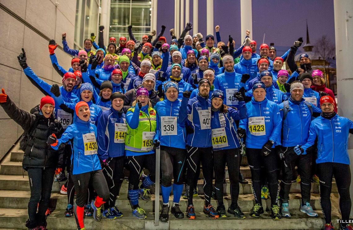 Entusiasmen i Northern Runners er stor enten det er trening eller konkurranse. (Foto: Truls Tiller)