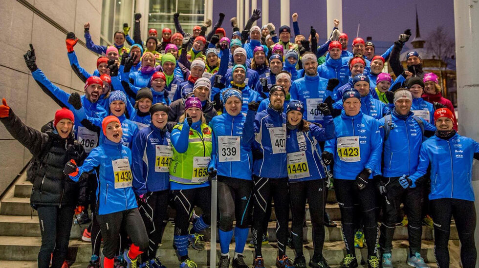 Entusiasmen i Northern Runners er stor enten det er trening eller konkurranse. (Foto: Truls Tiller)