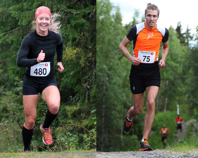 Julie Aspesletten og Elmer Mulleri Skalle, som begge representerer LIF, ble beste kvinne- og herreløper i Strandtorgetløpet, slik de også ble i Maihaugenløpet. Bilder fra tidligere løp i Sørdalskarusellen.