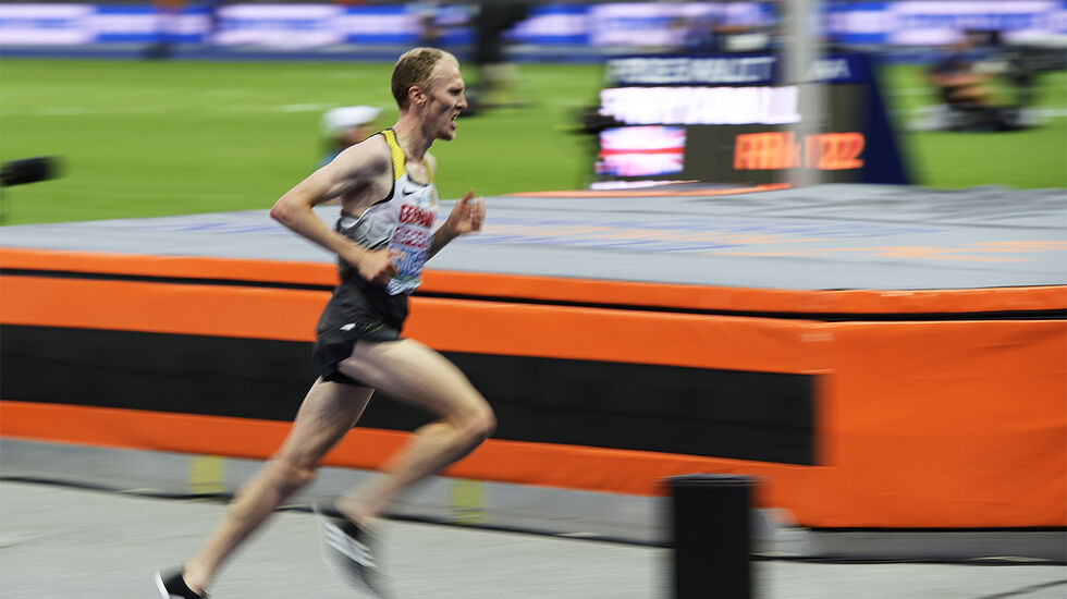 Richard Ringer har hatt en strålende vårsesong med pers på både halvmaraton (1.01.33) og maraton (2.08.49). Med stor sannsynlighet vil han løpe maratonløpet i OL for Tyskland. (Foto: Bjørn Johannessen)