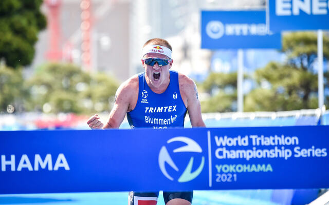 Kristian Blummenfelt ble nummer fem i lørdagens VM-serie i canadiske Montreal. (Foto: Tom-Arild Hansen).