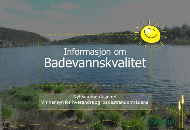 Badevannskvalitet - informasjon - Rakkestad kommune