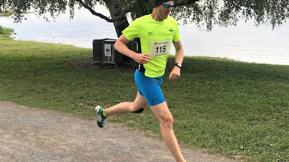 Henning Mortensen sikret seg seieren med sju sekunders margin på Domkirkeodden. (Foto: Pål-Erik Langøigjelten)
