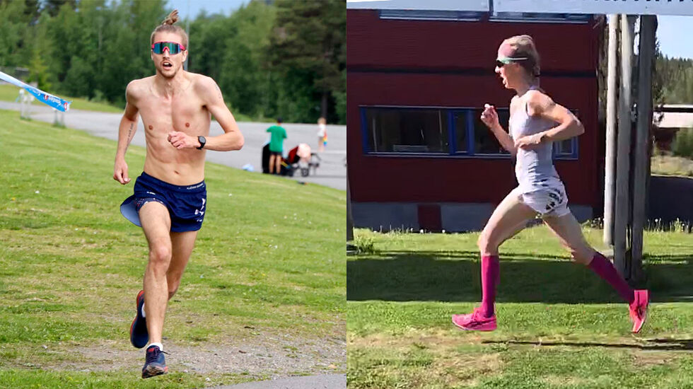 Elmer Mulleri Skalle var igjen raskeste herreløper i Sørdalskarusellen. Kristin Størmer Steira løp på den sterke tiden 20:52, bare slått av fem menn. Foto Jørgen Skaug og Anne Størmer Steira.