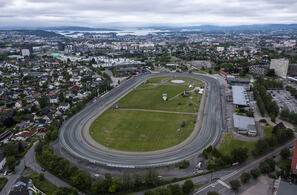 Bjerkebanen sett fra oven (Foto: Bjørn Hytjanstorp)