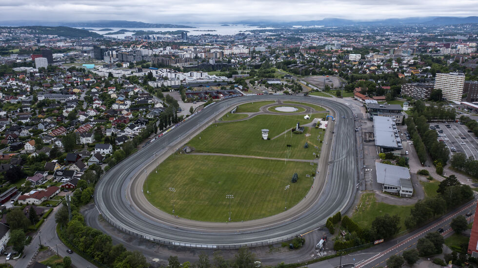 Bjerkebanen sett fra oven (Foto: Bjørn Hytjanstorp)