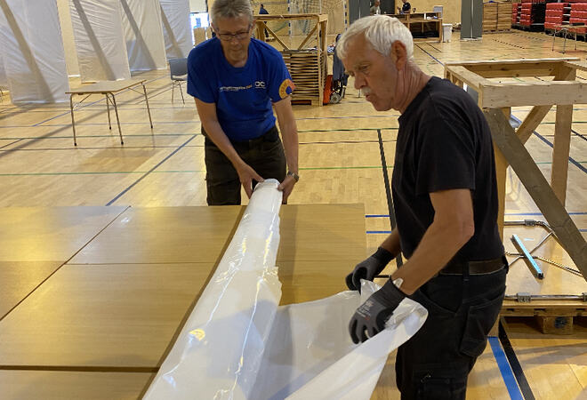 Knykengjengen har gjort en kjempejobb i Orklahallen.