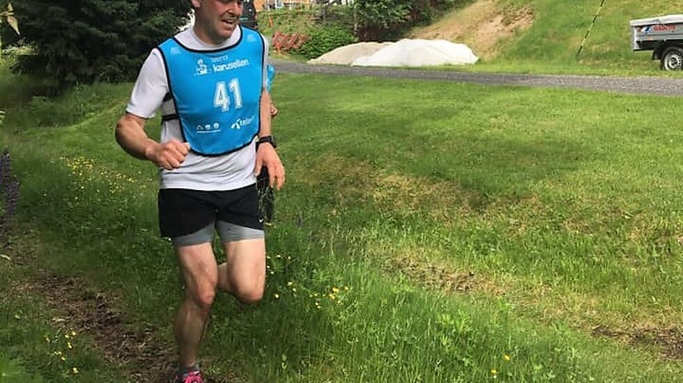 Morten Vig mot mål i årets 2. løp. (Foto: Gunn Helen Kjensmo)