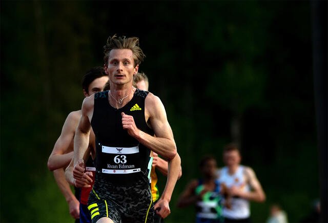 Ferdinand Kvan Edman har hatt en strålende sesong så langt i år, og på torsdag møter han verdenseliten på Bislett. (Foto: Samuel Hafsahl)