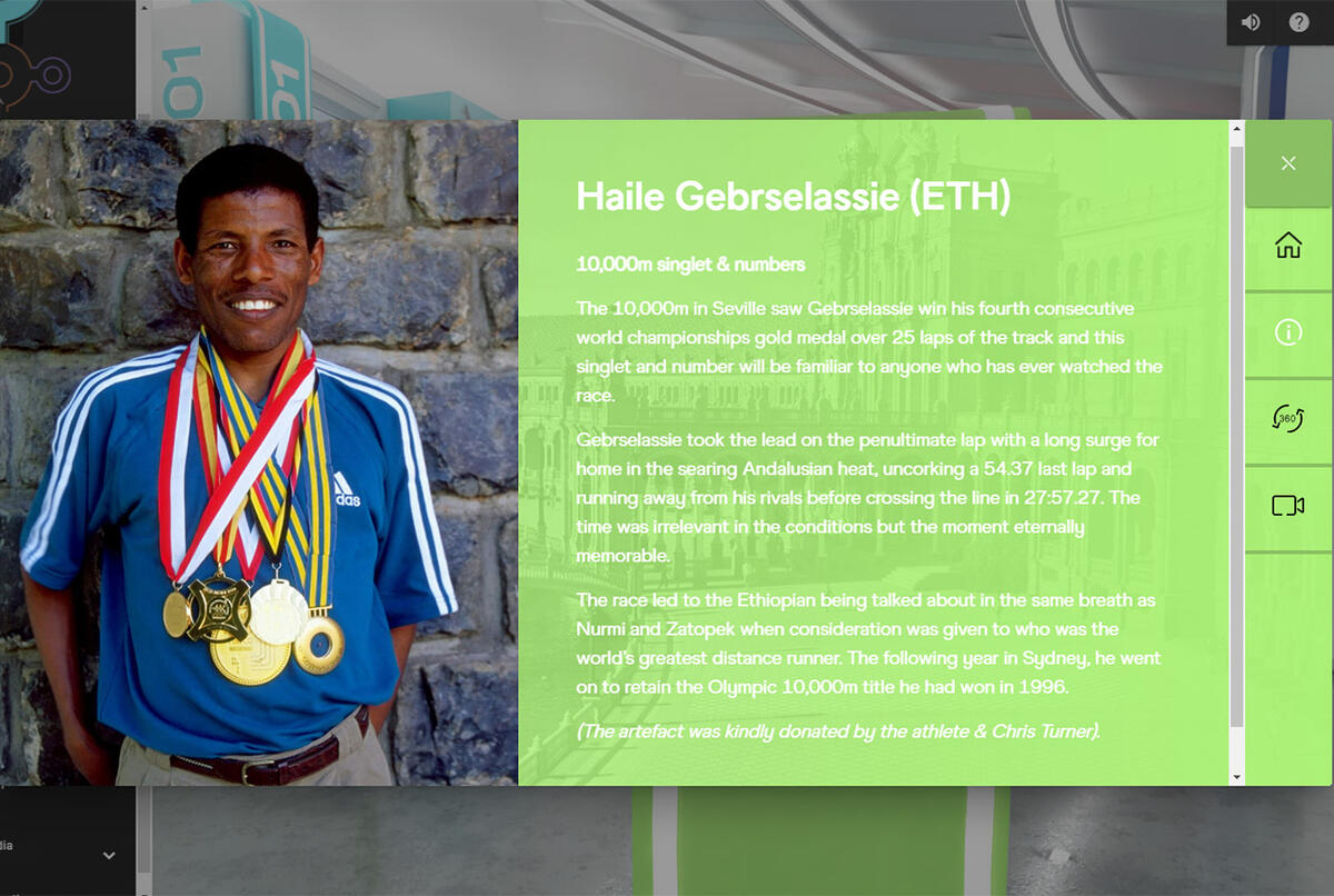 En legende fra noe mer moderne tid er Haile Gebrselassie. Etioperen vant gull på 10 000 m i OL 1996 og 2000. På samme distanse tok han også VM-gull i fire mesterskap på rad - 1993, 1995, 1997 og 1999. Han satte 25 verdensrekorder på 5000 og 10 000 m.