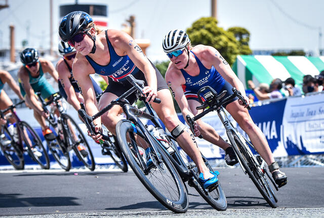 Lotte Miller var eneste norske kvinne under dagens triatlonkonkurranse i Tokyo. (Foto: Arkivfoto/Norges Triatlonforbund)