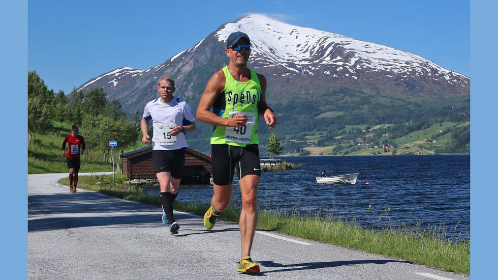 Det tradisjonsrike Jølster Maraton er i år vertskap for NM Maraton. (Foto: arrangør)