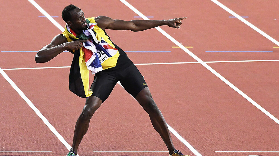 Usain Bolt la opp i 2017. Det er ikke snakk om noe comeback, men han skal nå løpe 800 m i et markedsføringsarrangement. (Arkivfoto: Bjørn Johannessen)