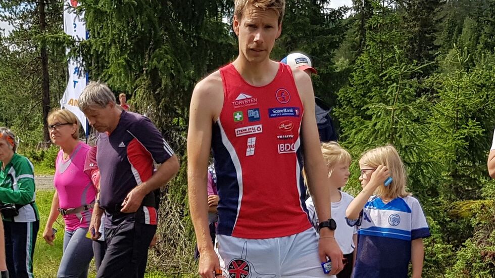 Dobbeltvinner Håvard Lucasen på fra start søndag. (Foto: Stein Arne Negård)