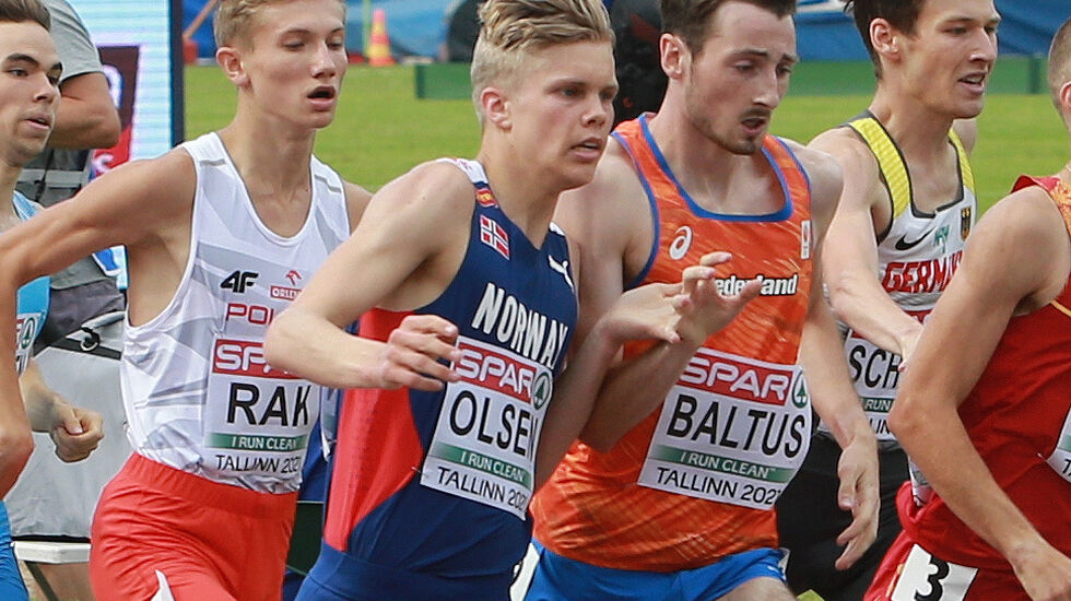 Det ble litt slossing underveis for Benjamin Olsen i dag. (Foto: Kjell Vigestad)