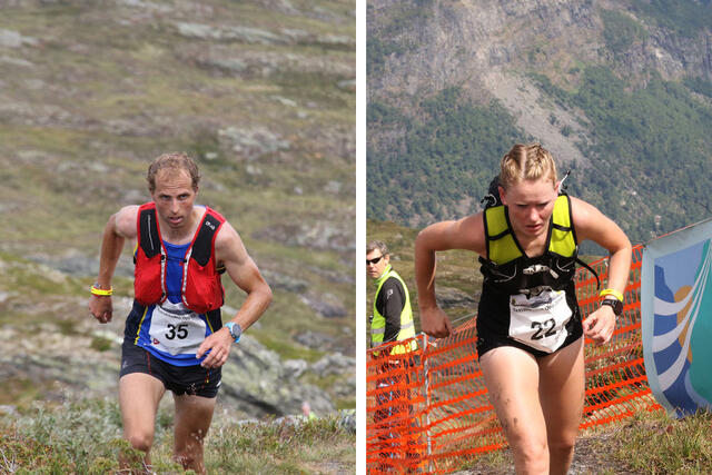 Thorbjørn Ludvigsen og Karoline Holsen Kyte fra Kvasshovden Opp 2018