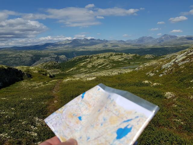 Bare å nyte utsikten i løypa.