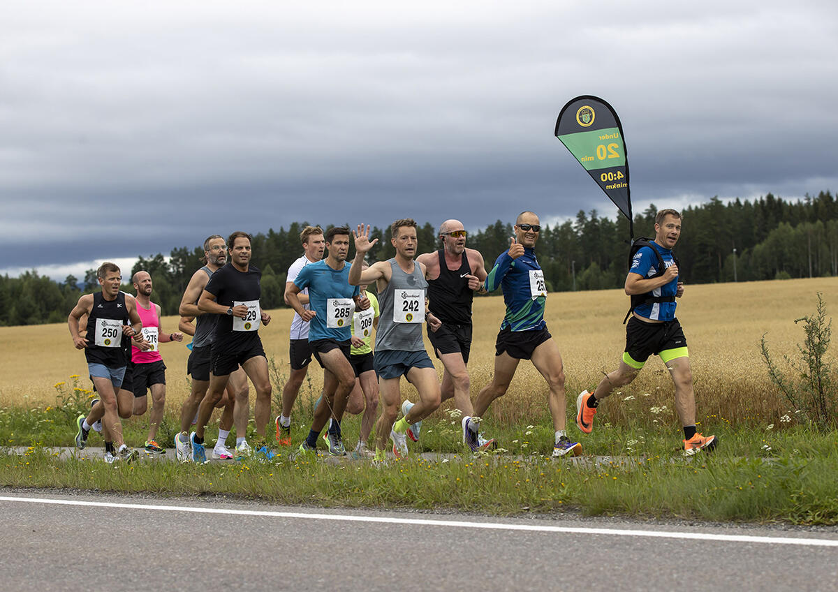 Øyvind Raaen var fartsholder på 5 km.