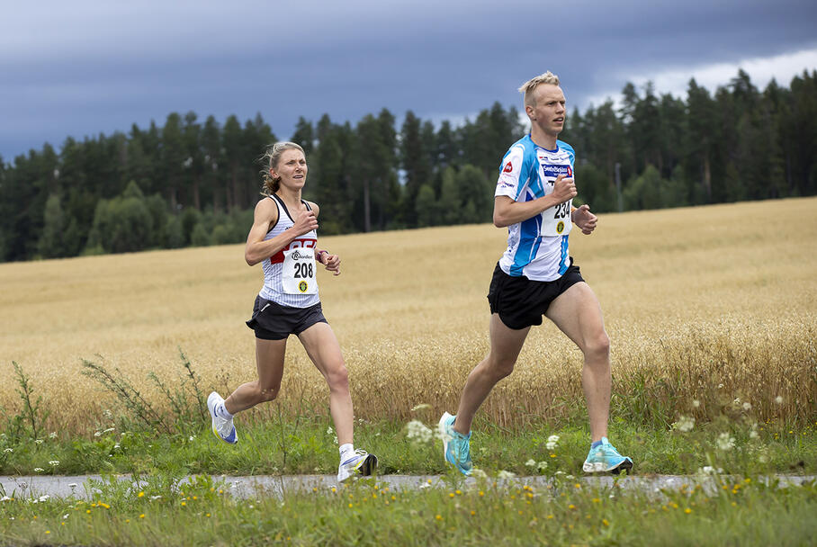 Mathilde Theisen, Oslostudentenes IK vant kvinneklassen på 10 km med 33.43. (Foto: Bjørn Hytjanstorp)