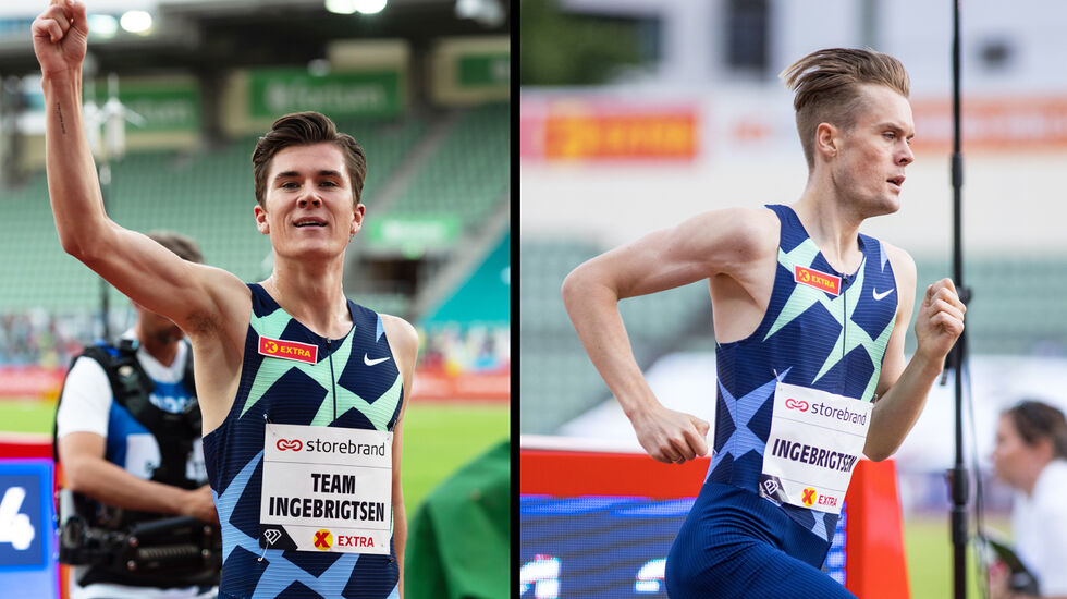Jakob Ingebrigtsen videre til semifinale på 1500 meter. OL er dessverre over for Filip. (Foto: Samuel Hafsahl og Sylvain Cavatz)