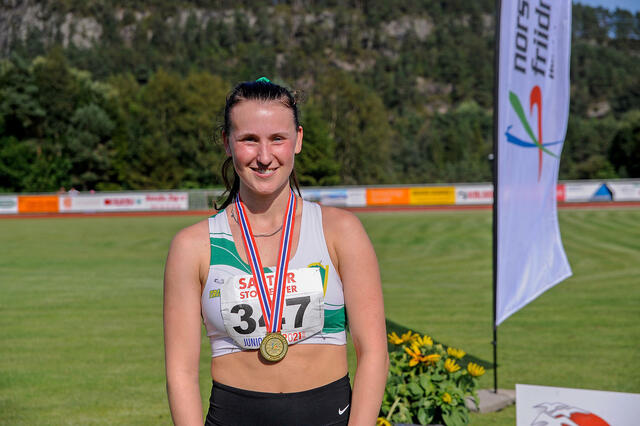 Siri Gamst Glittenberg fra Laksevåg TIL ble i år som i fjor juniornorgesmester på kappgang. (Alle foto: Arne Dag Myking)