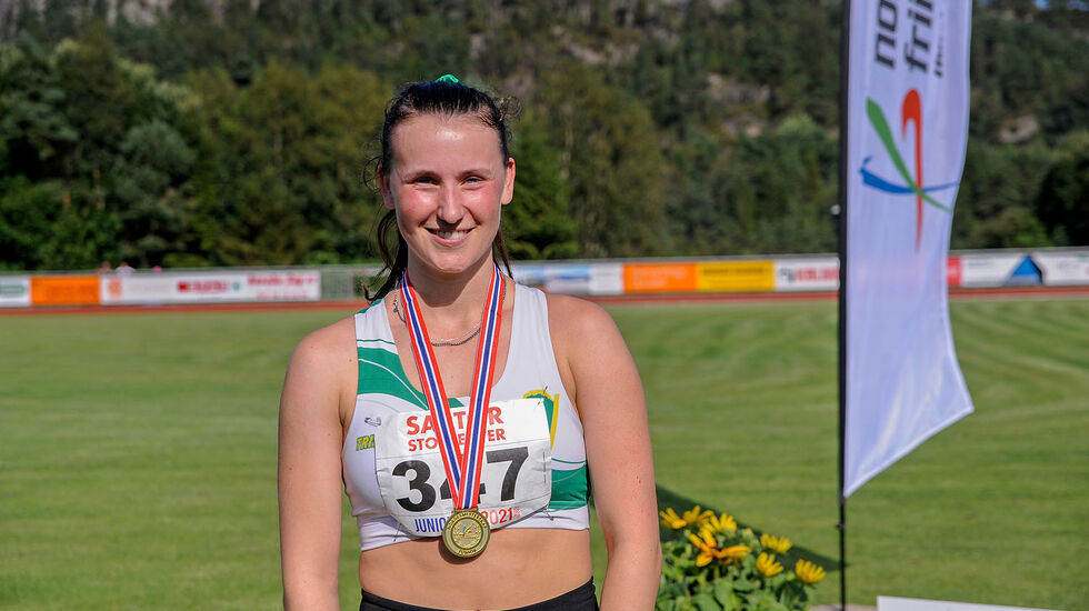 Siri Gamst Glittenberg fra Laksevåg TIL ble i år som i fjor juniornorgesmester på kappgang. (Alle foto: Arne Dag Myking)