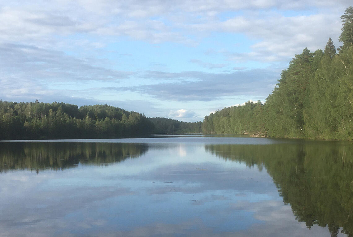 Borredalsvannet hvor Borredalen Rundt går. (Foto: arrangøren)