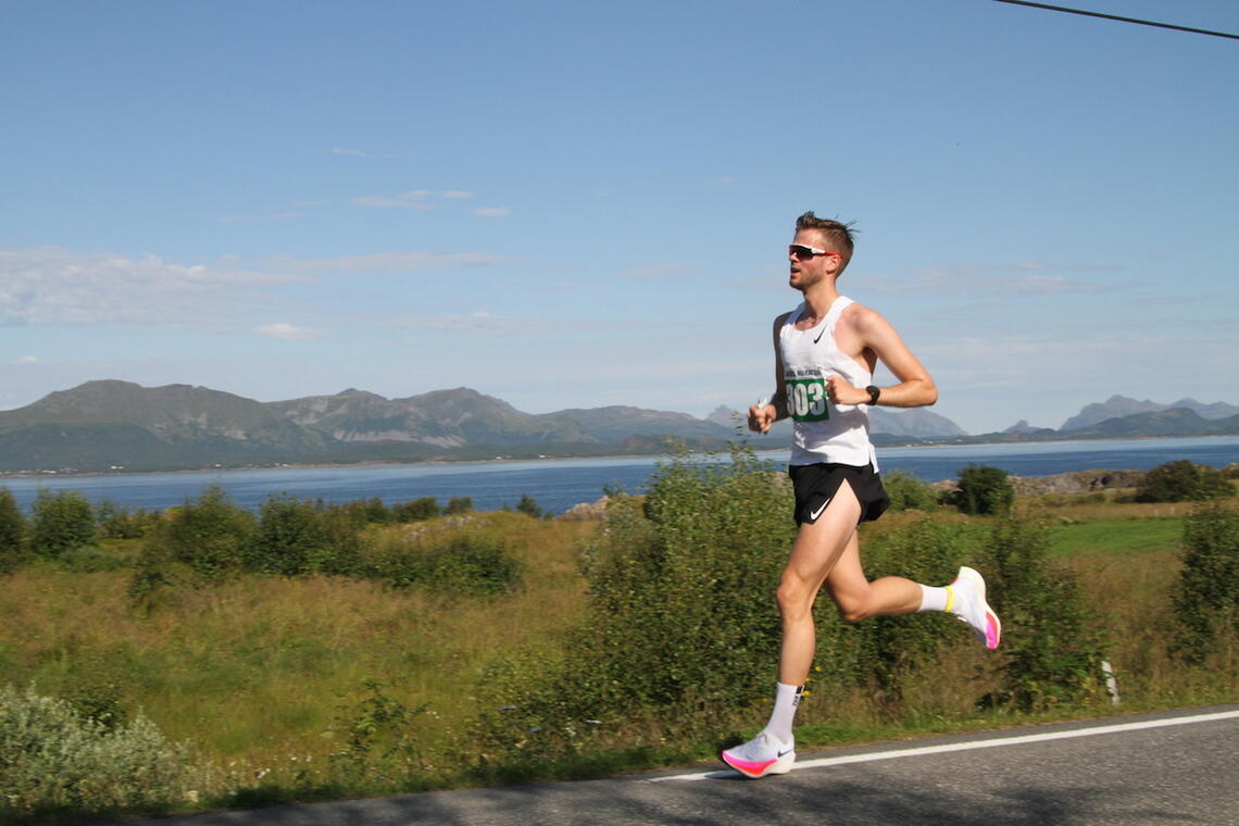 Vinneren av maraton August Steffensen