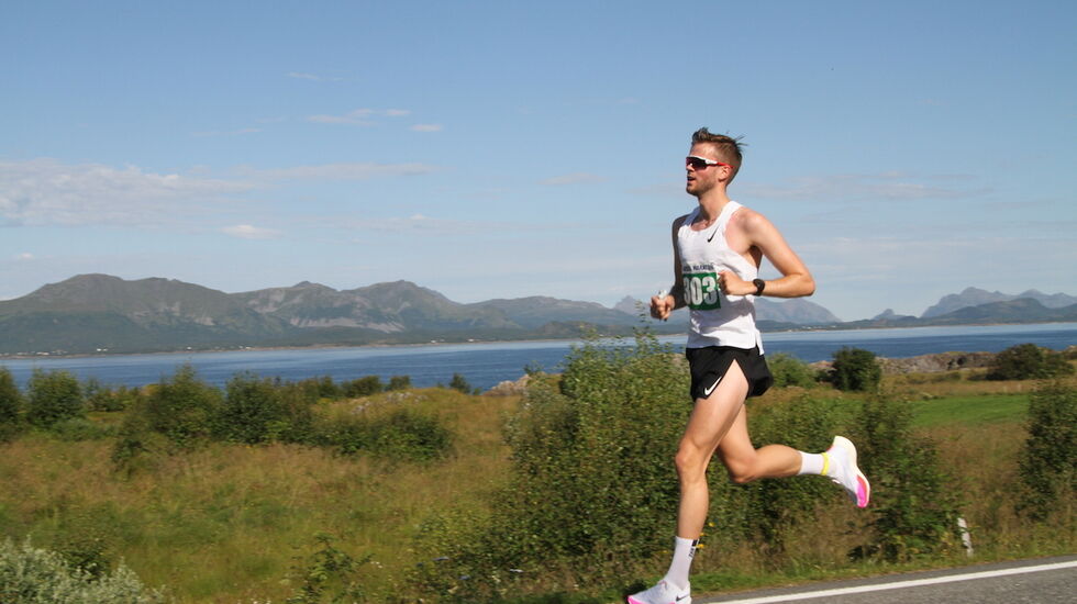 Vinneren av maraton August Steffensen