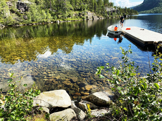 Brygge storvannet i Kvenvik