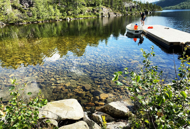 Brygge storvannet i Kvenvik