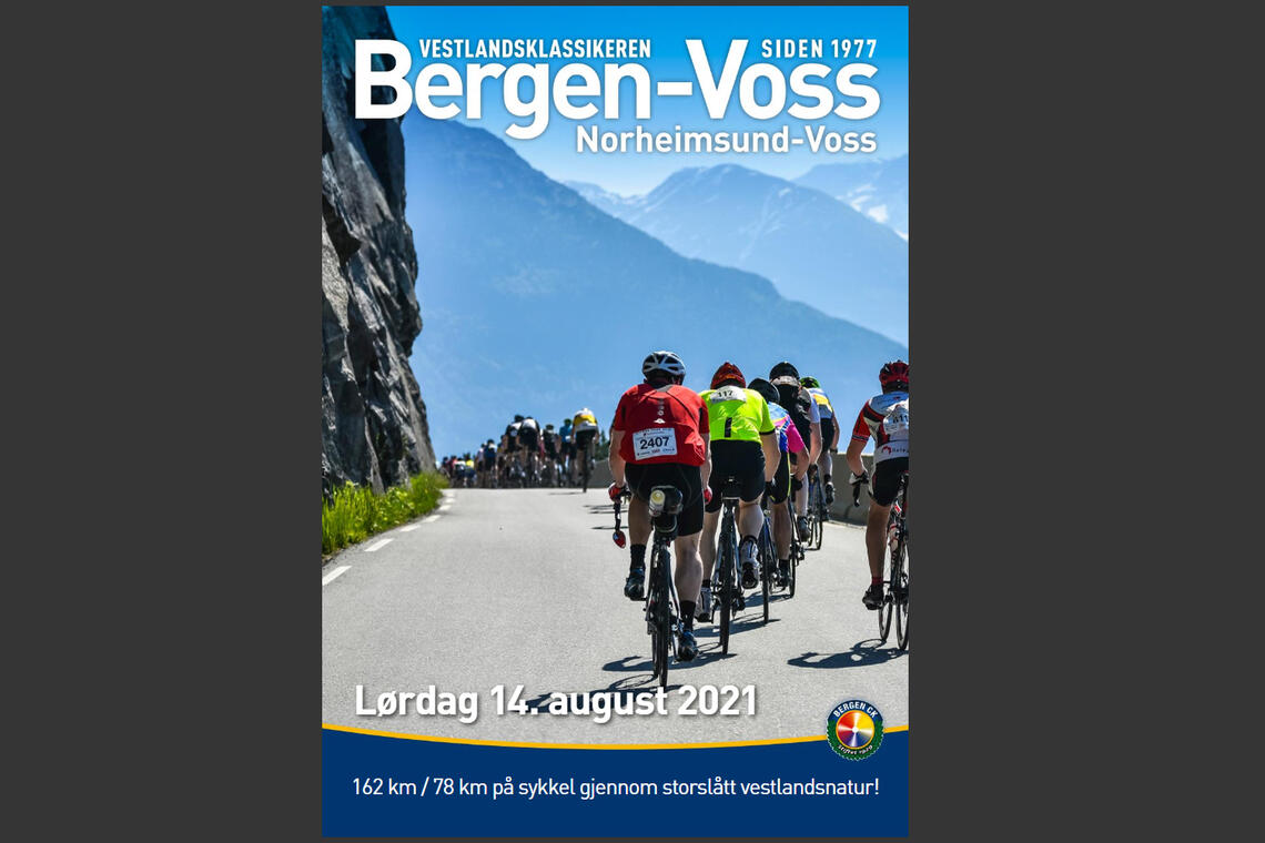 Etter både avlysning og utsettelse kan endelig syklistene få sette av gårde på turrittet Bergen - Voss.