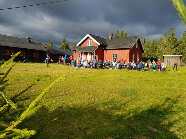 Trivelig samlingsplass ved St Olav.