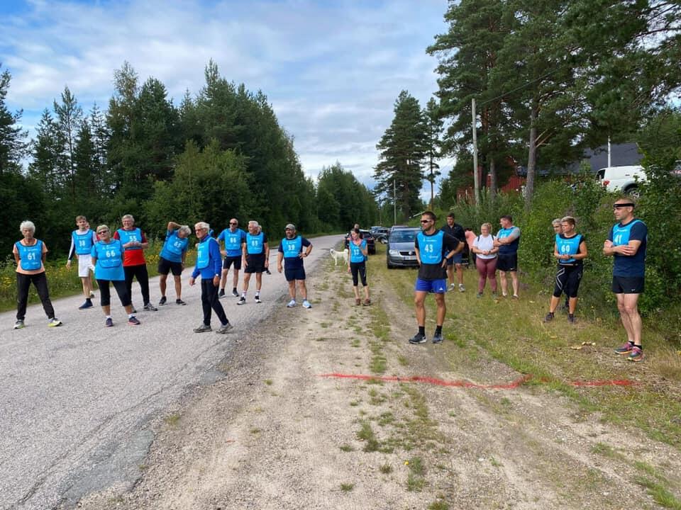En av de to fellesstartene i 3. løp på Sandberg å Velta. (Foto: Gunn Helen Kjensmo)
