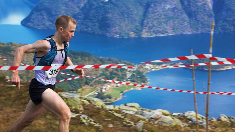 Øyvind Heiberg Sundbyknuste den gamle rekorden i Balestrand Opp. (Foto: arrangøren) 