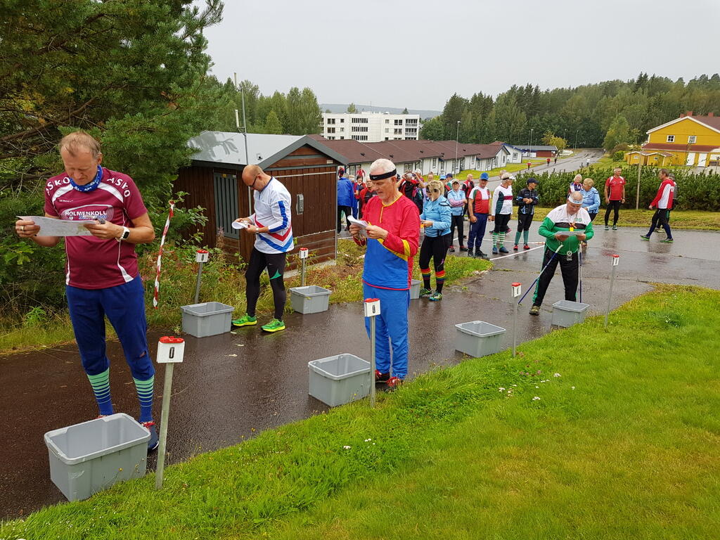 De f¢rste klare til start
