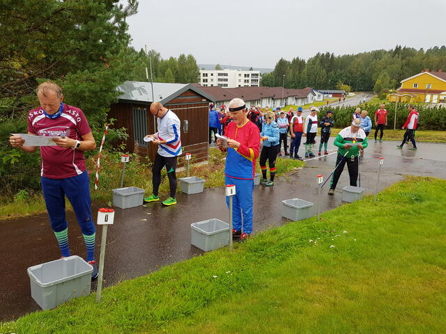 De første klare til start.