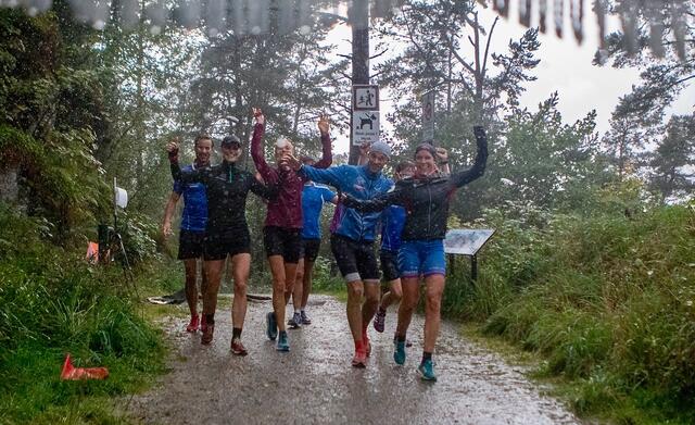 På våt turveg fra Kråmyra til Fagerlia i 2018