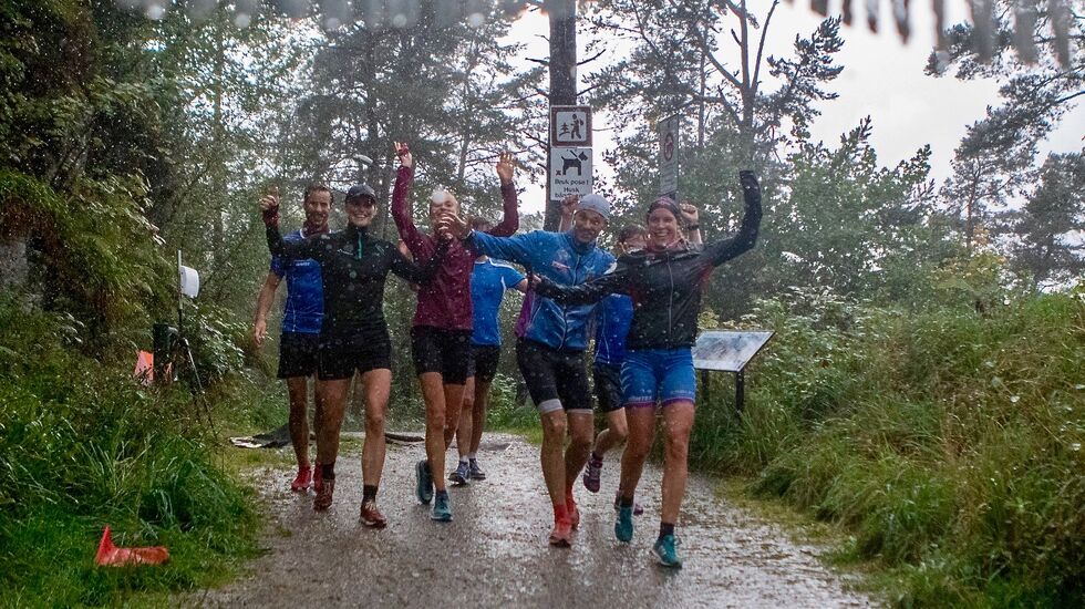 På våt turveg fra Kråmyra til Fagerlia i 2018