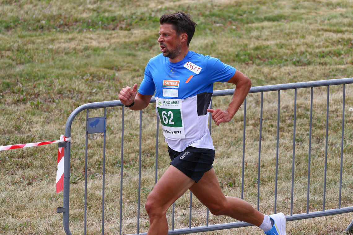 Nils Ingar Aadne løp en god 10-kilometer i den 43. utgaven av Kodalmila i helgen. (Foto: Torstein Flåm)
