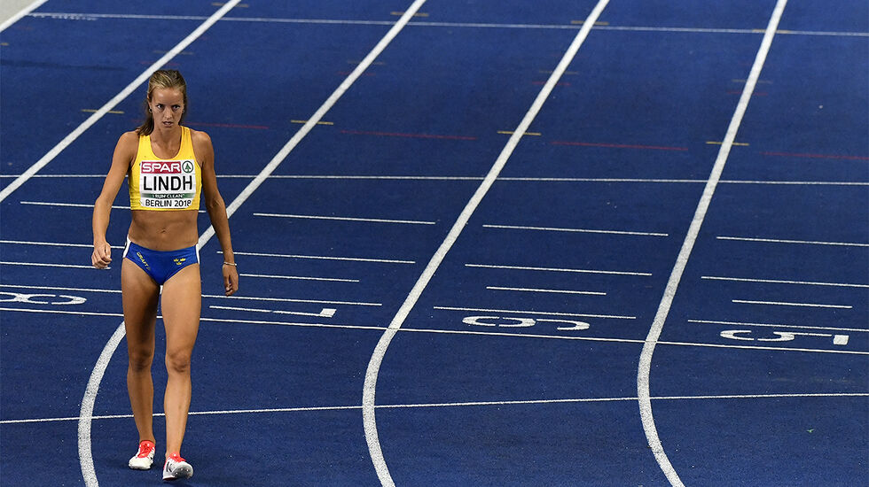 Utelaten: Leiarane i den svenske olympiske komiteen klarte å leggje nok ein olympisk draum i grus. Ei av dei det gjekk utover, var 800 meter-løparen Lovisa Lindh. (Foto: Bjørn Johannessen)