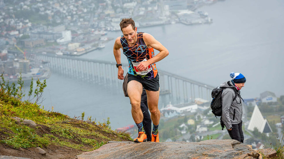 Eirik Haugsnes var den som løp fortest opp Sherpatrappa