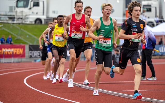 Esten Hansen-Møllerud Hauen fikk oppleve et skikkelig mesterskapsløp på 1500 meter i lag-EM i Polen. (Foto: Rolf Bakken).